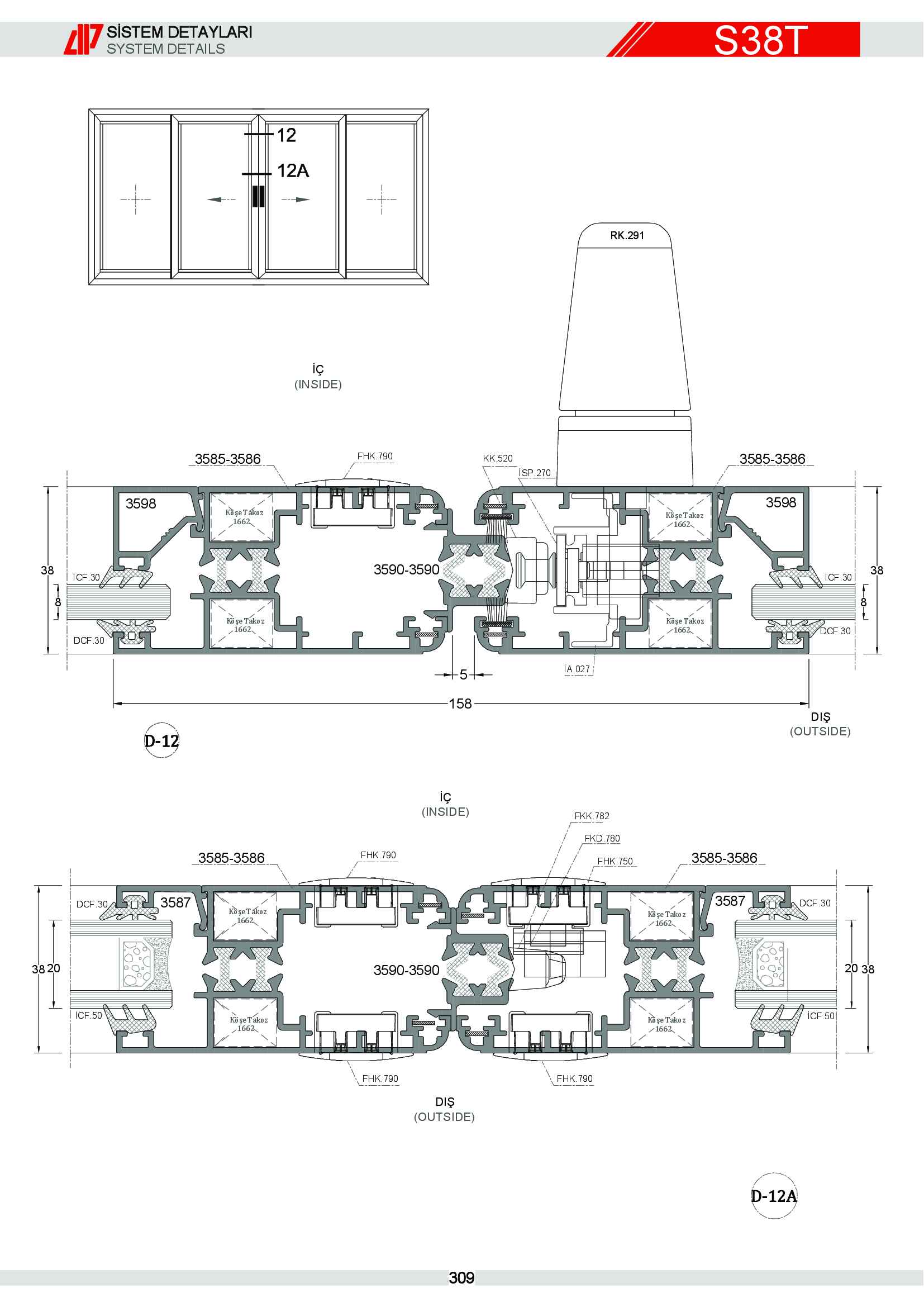 Sürme Yalıtımlı Alüminyum 44
